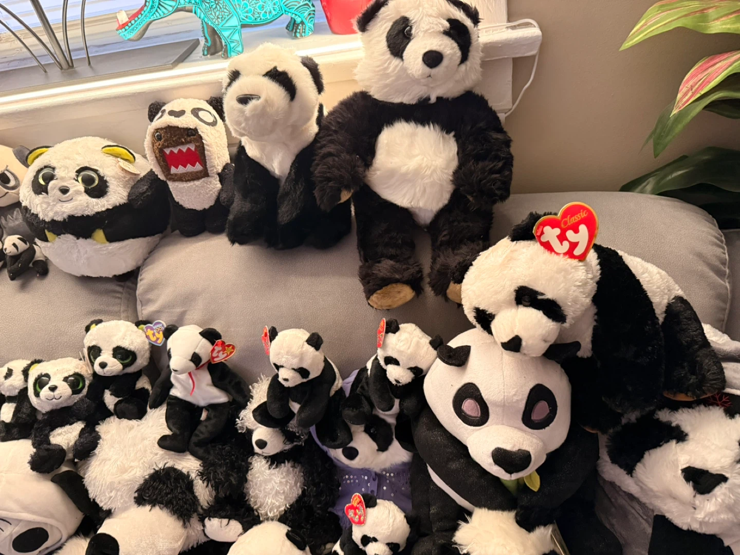 Huge Panda Collection – Plush & Figurines – Sold as Lot - photo 5