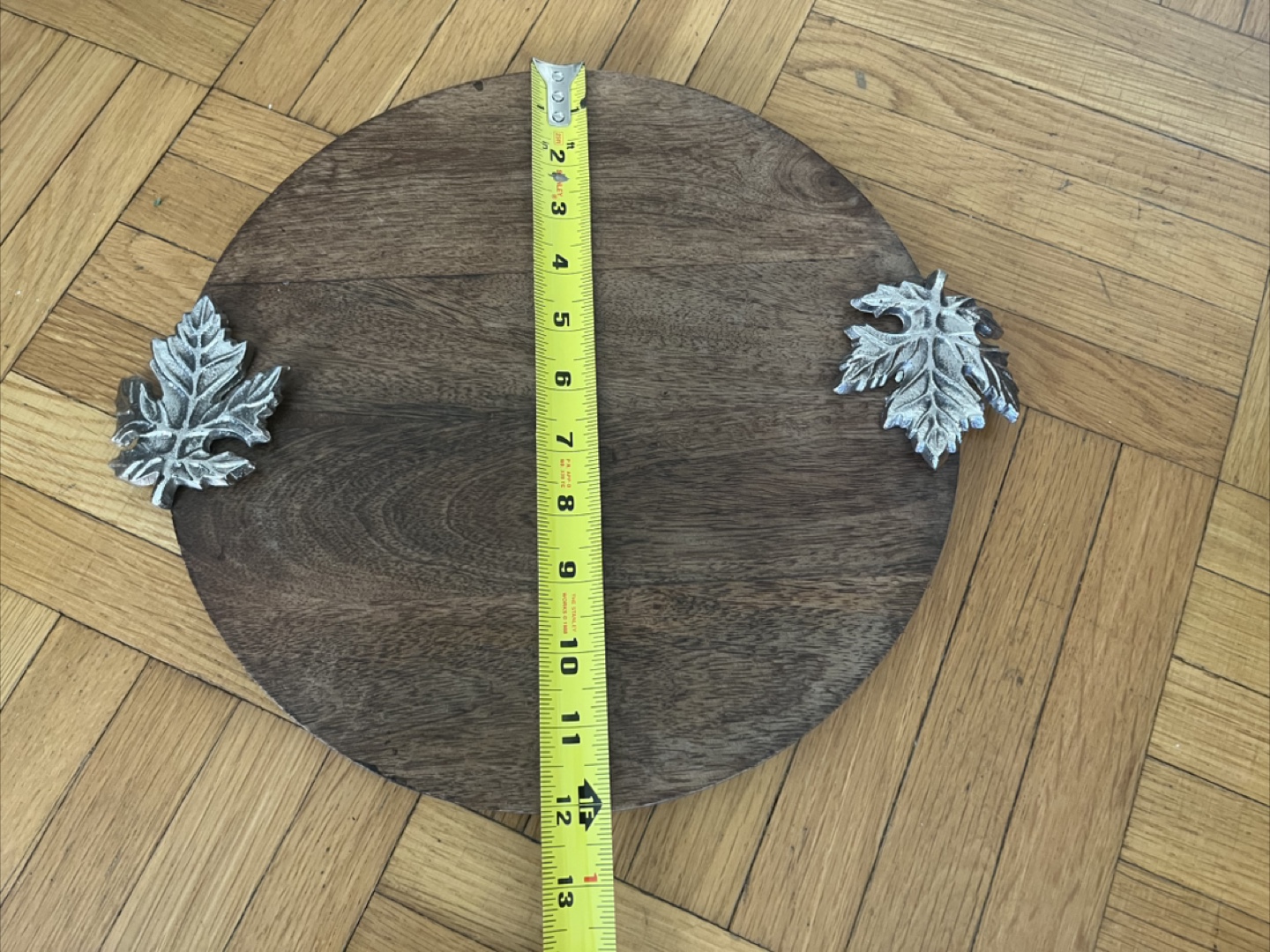 Wooden Decorative Trays with Metal Handles - photo 4
