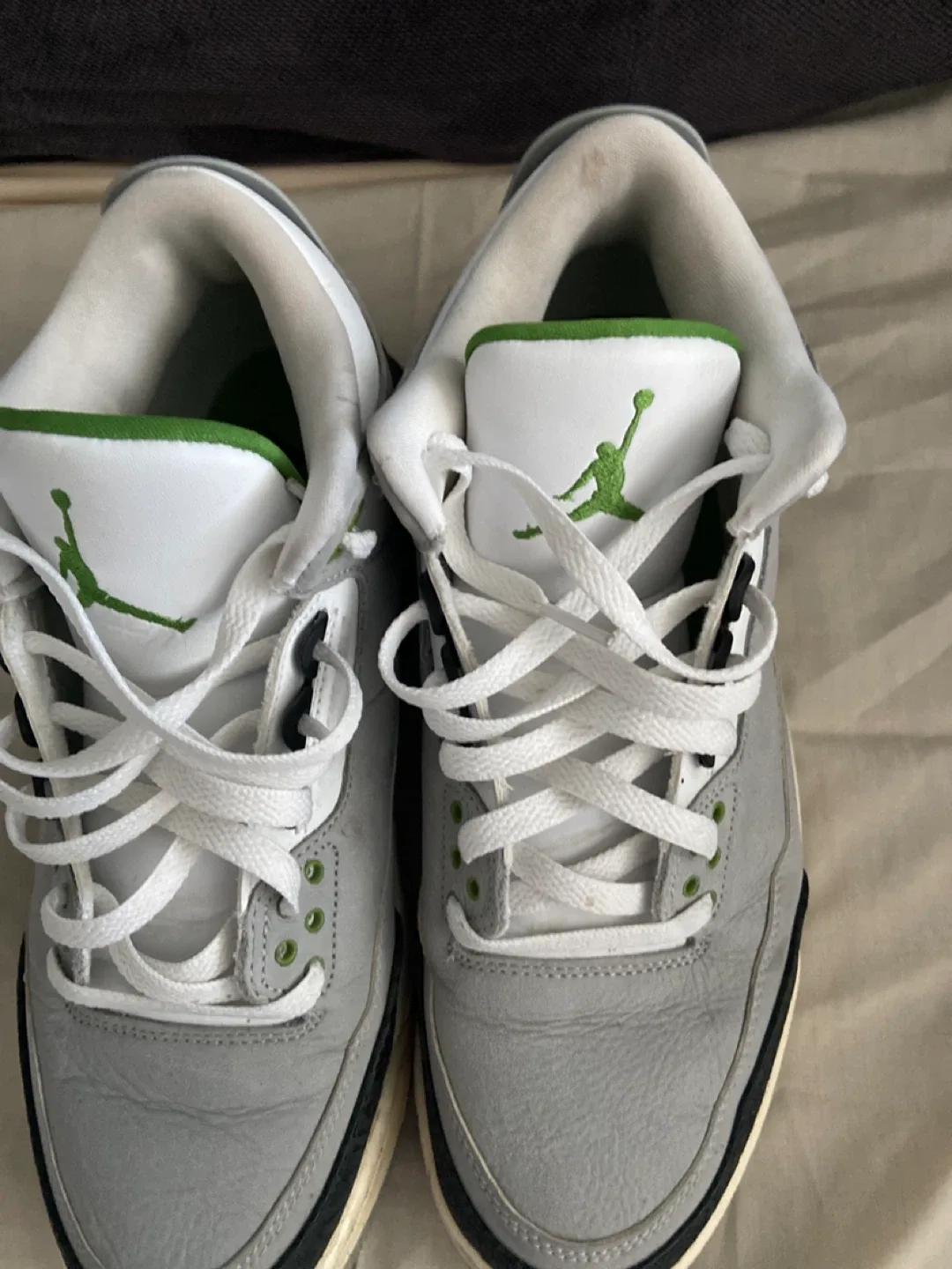 Air Jordan 3 Retro Lucky Green Size 10 thumbnail