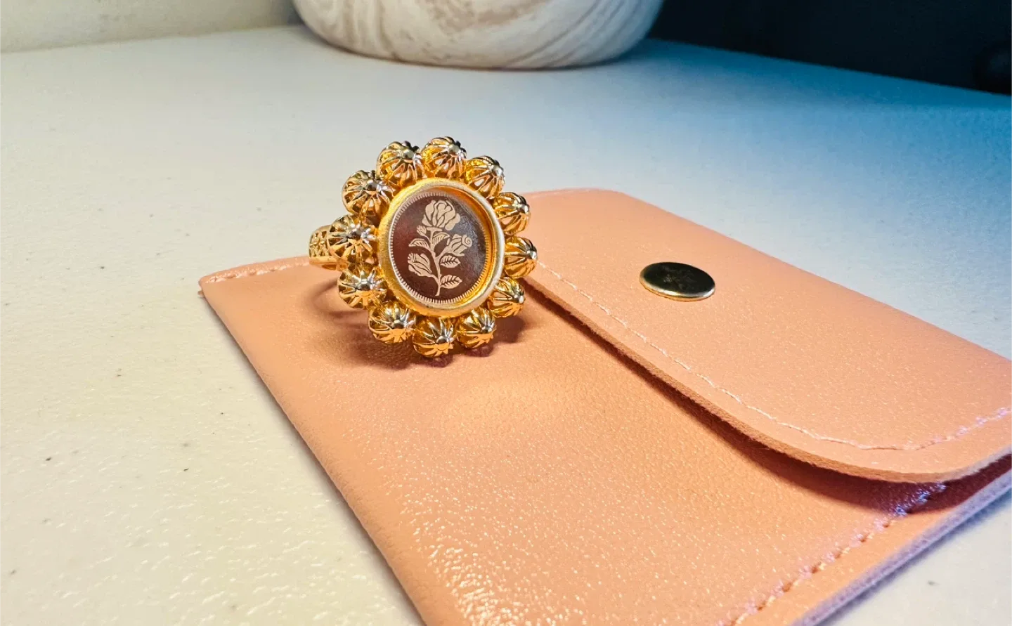 Gorgeous Rose Ring Gold Color thumbnail