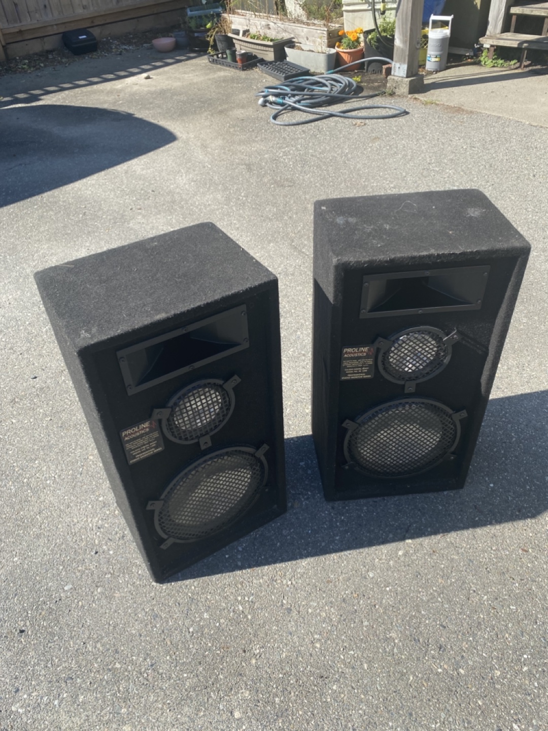 Proline Acoustics PA 1200 Studio Monitors