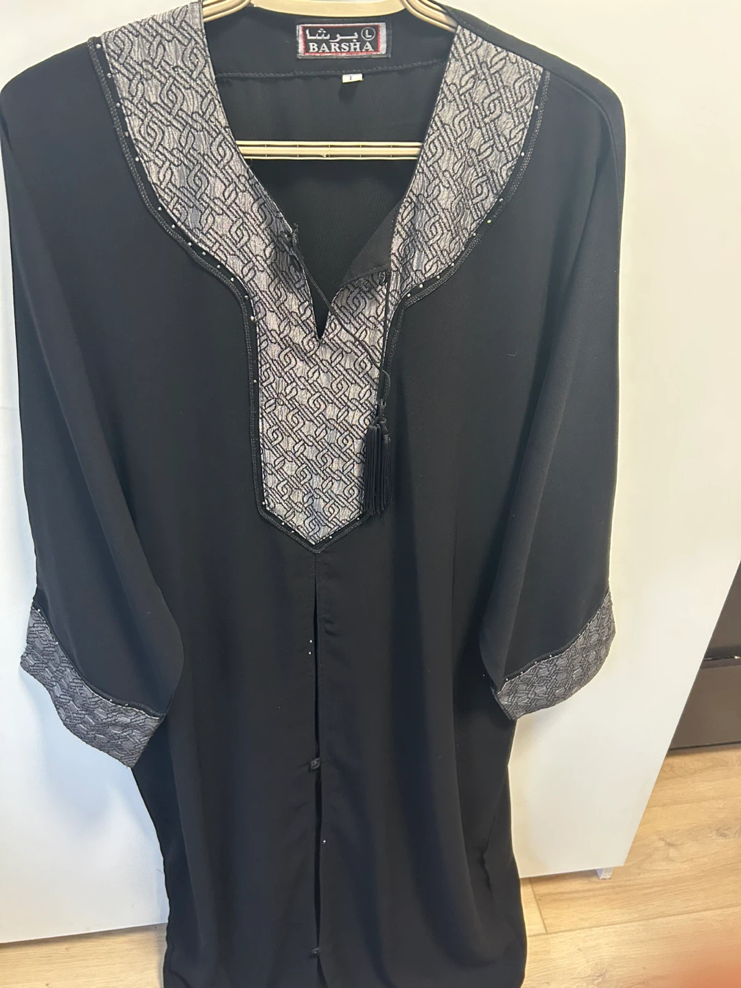 Barsha Black Abaya