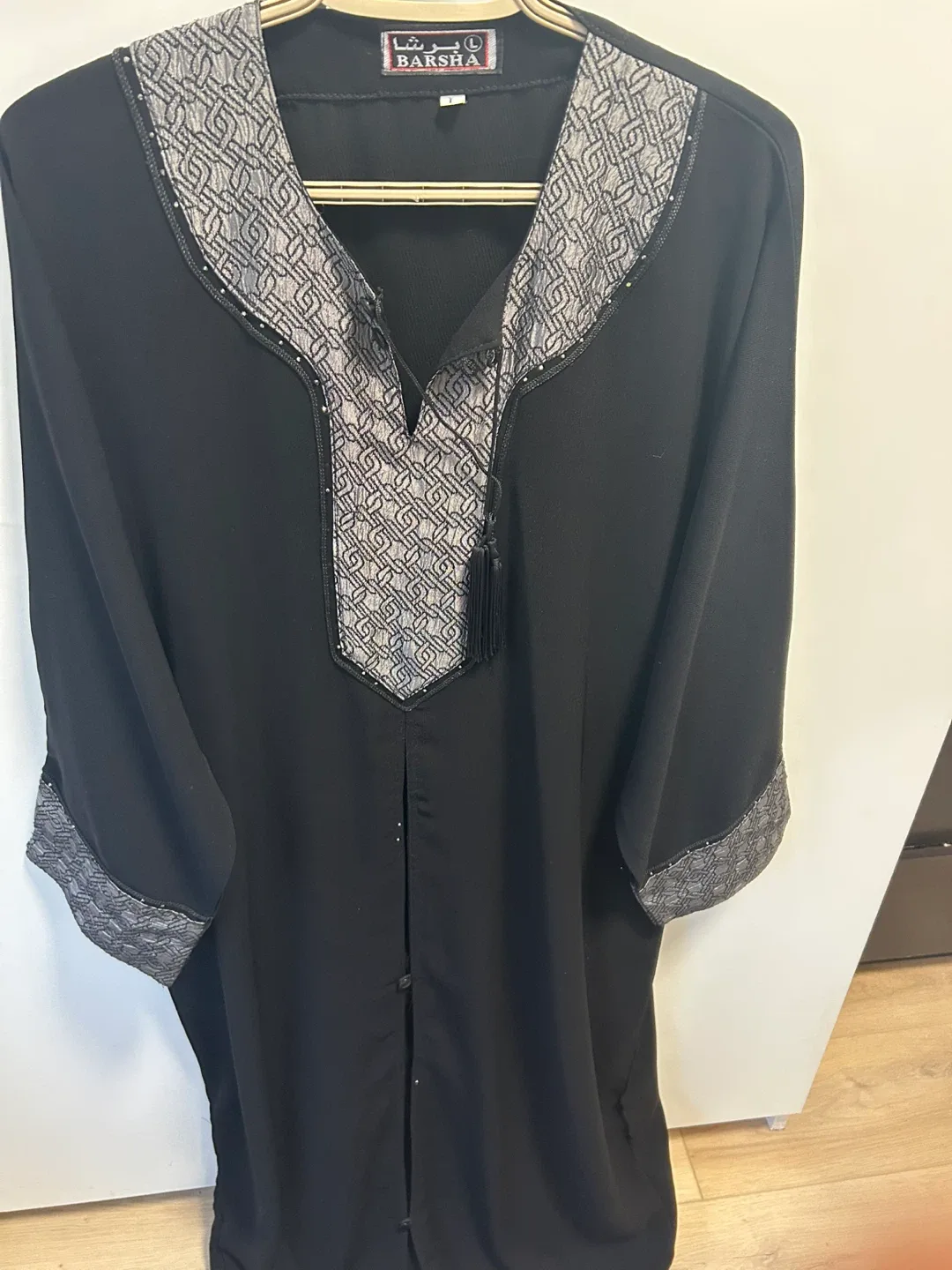 Barsha Black Abaya thumbnail