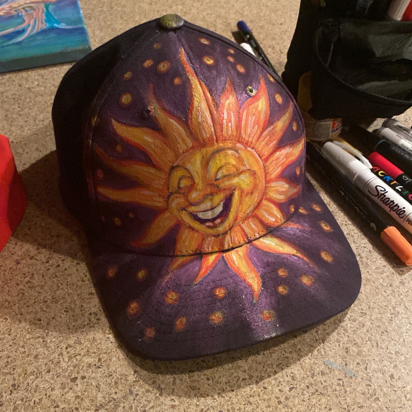 Hand Painted Baseball Caps - photo 3