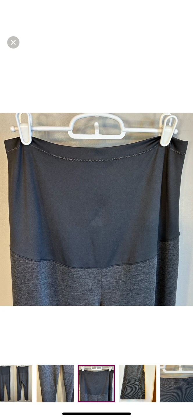 Liz Lange Maternity Over Bump Dress Pants Zippered Ankles Sz S - photo 3