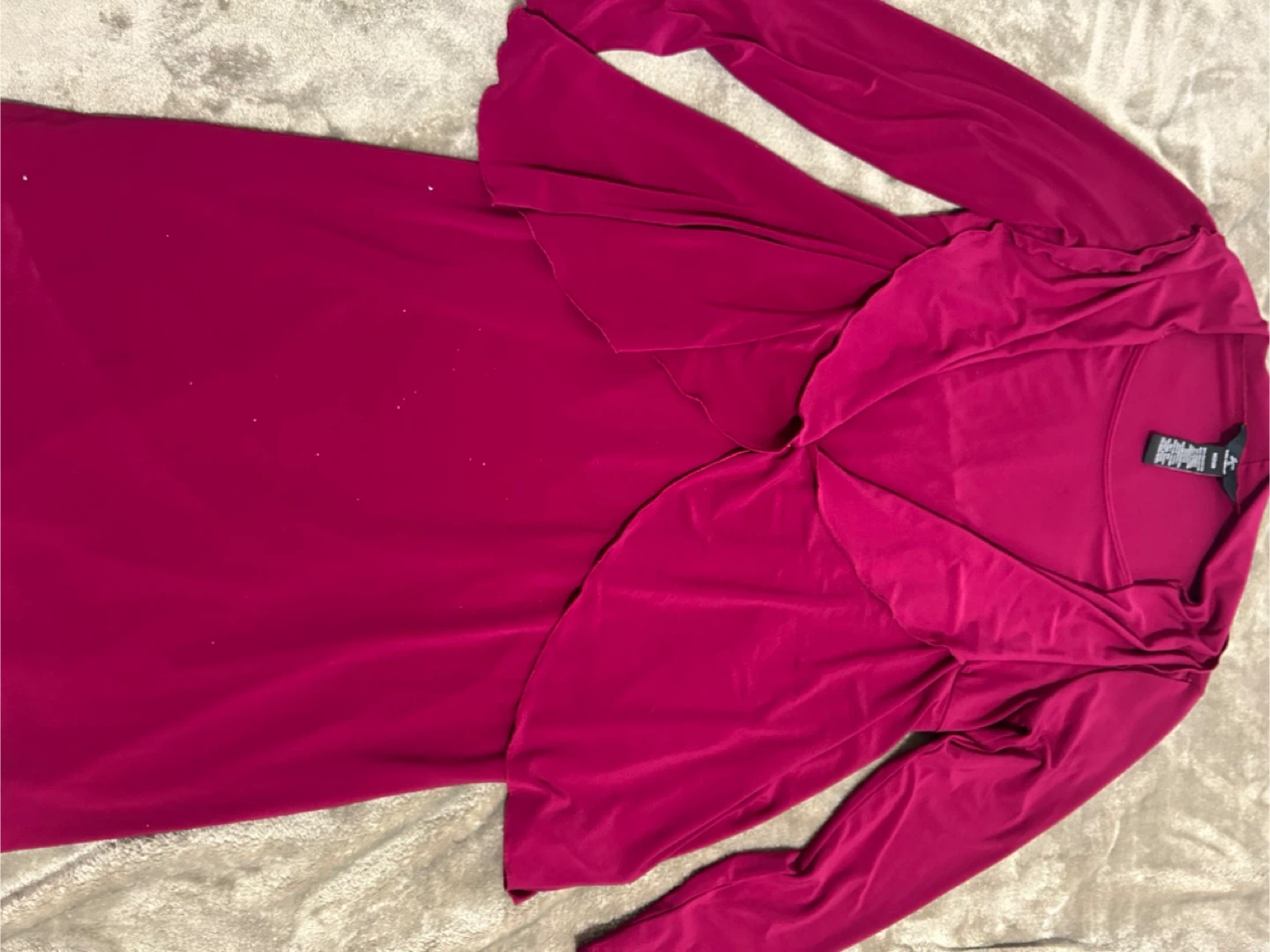 Magenta Dress with Bolero Jacket