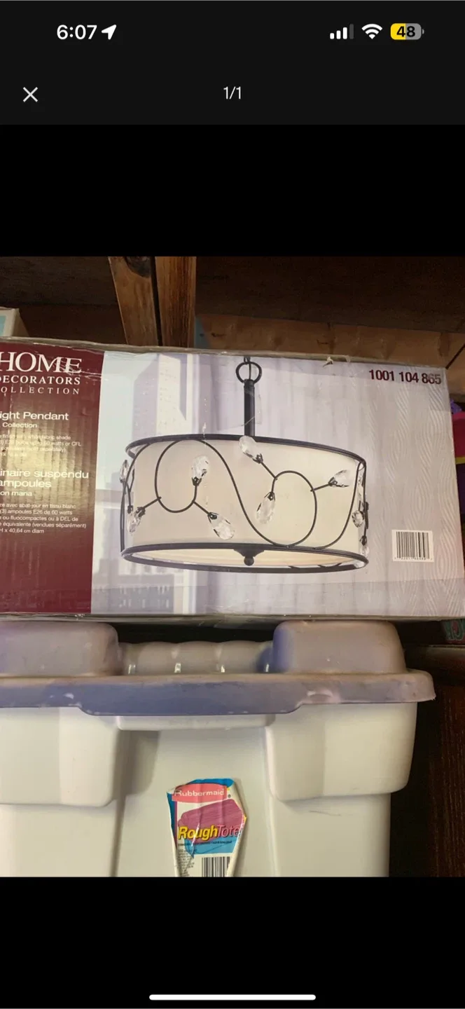 Home Decorators Collection Light Pendant thumbnail