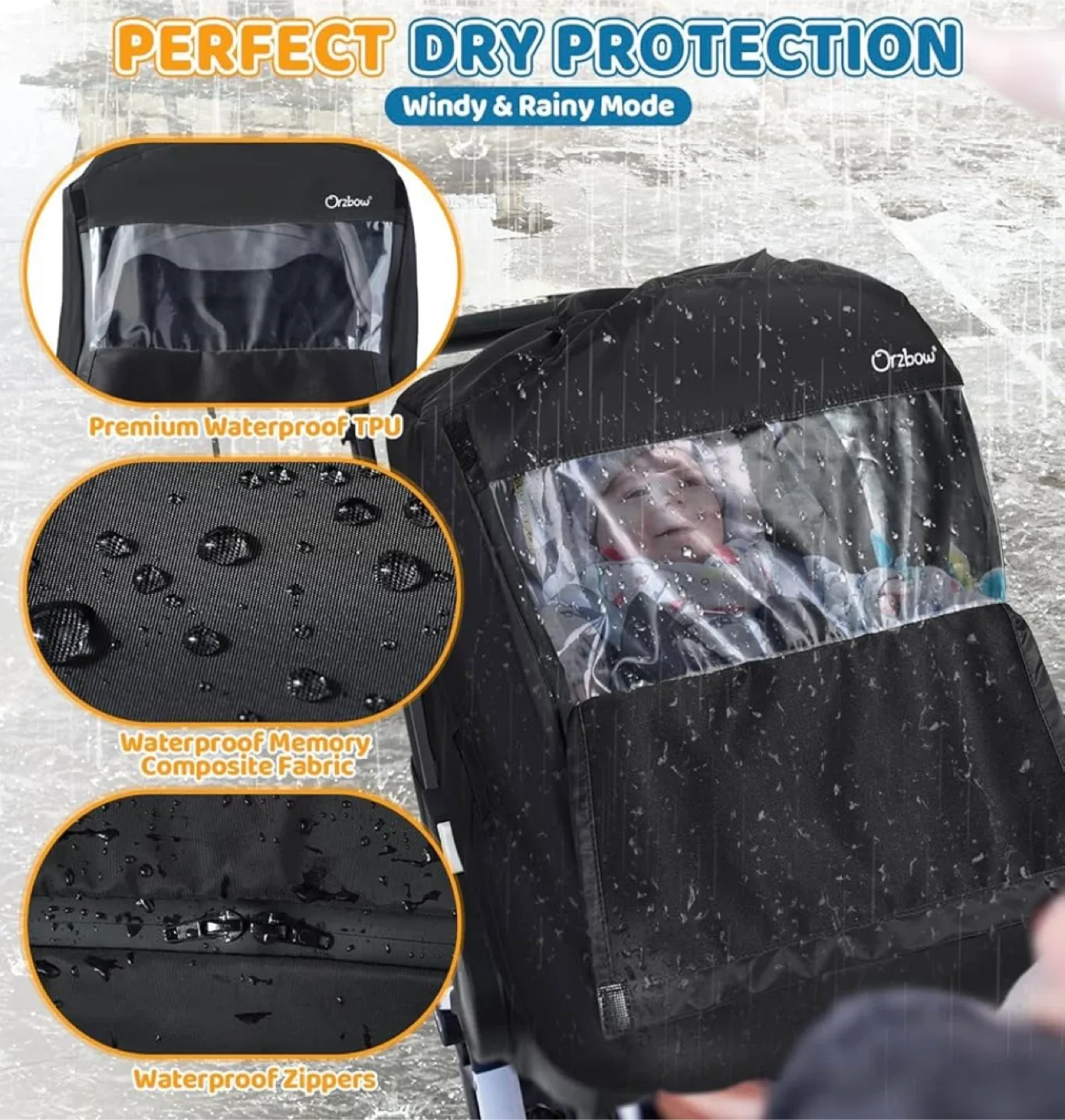 Brand new Baby Car Seat Cover - Universal Fit image indicator(2)