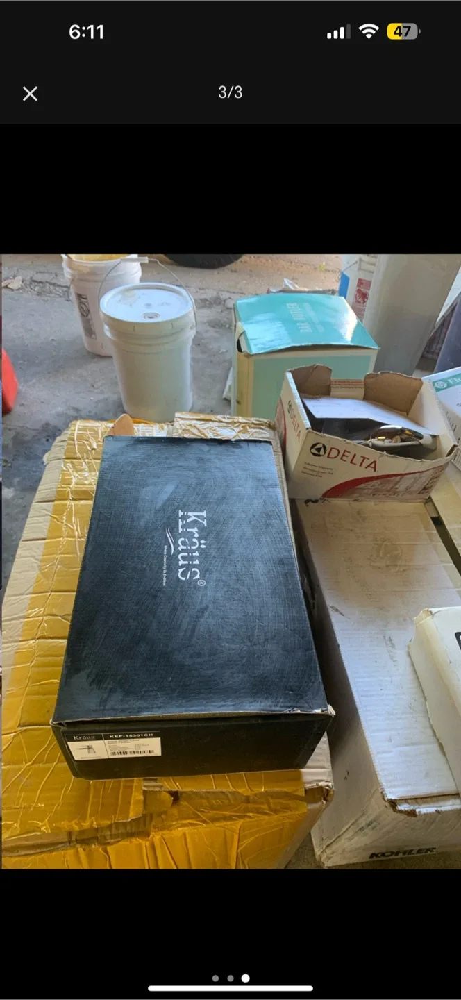 Kraus KEF-15301CH Single Lever Basin Faucet - New in Box! image indicator(3)