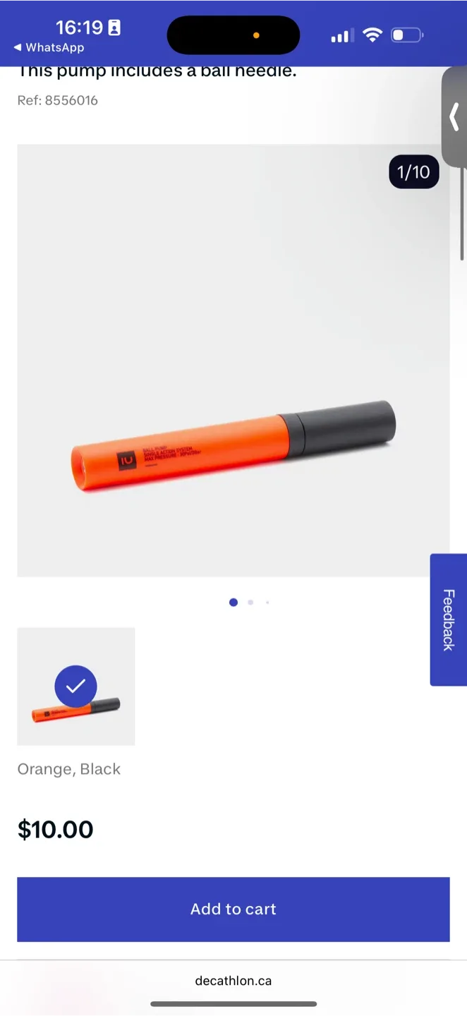 Tarmak BT100 Basketball (Size 6) with Pump image indicator(6)