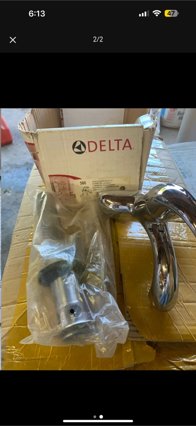 Delta Faucet, Chrome Finish image indicator(2)