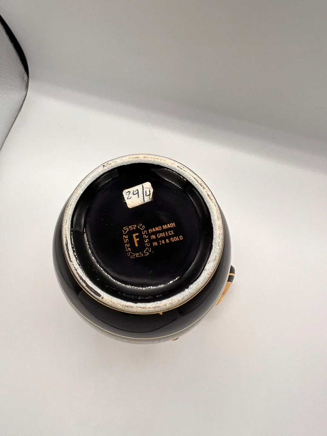 Black & Gold Greek Pottery Set image indicator(8)