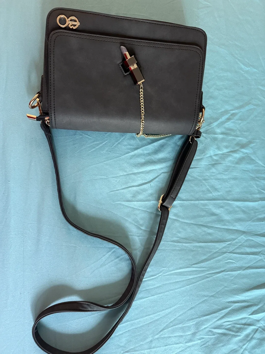 EO Black Crossbody Bag thumbnail