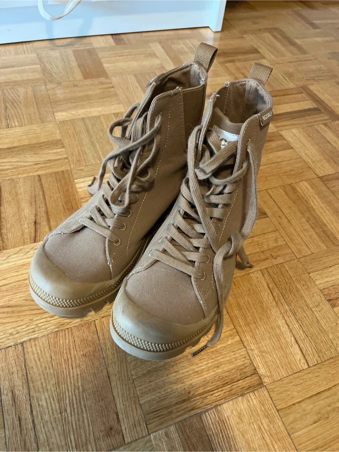 Ecoalf Tan Ankle Boots, Size 7 US