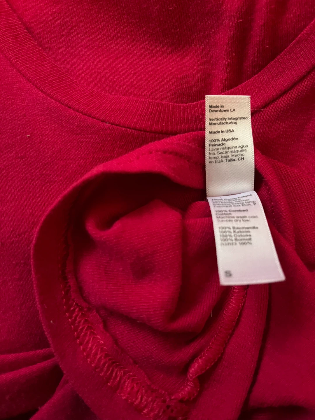 American Apparel Classic Girl Tee, beautiful rose colour, Small - photo 4