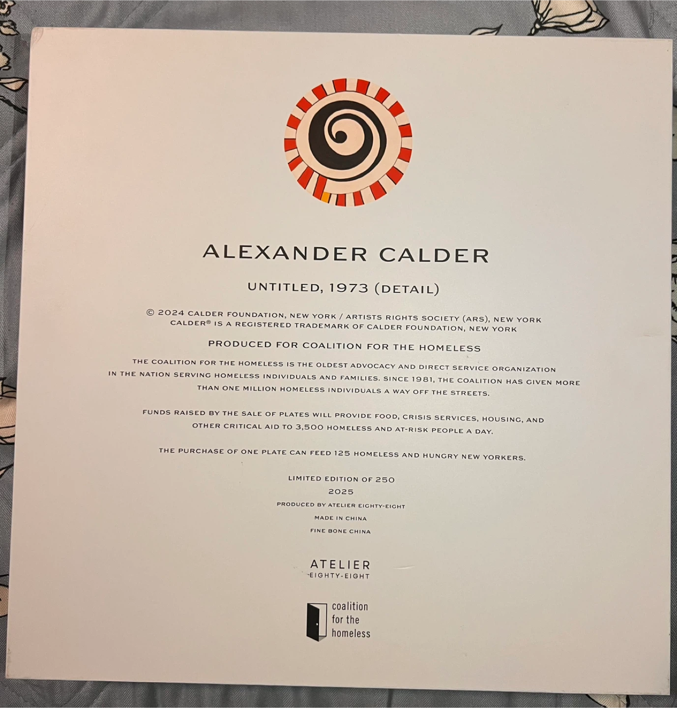 Alexander Calder Untitled 1973 Plate - photo 2