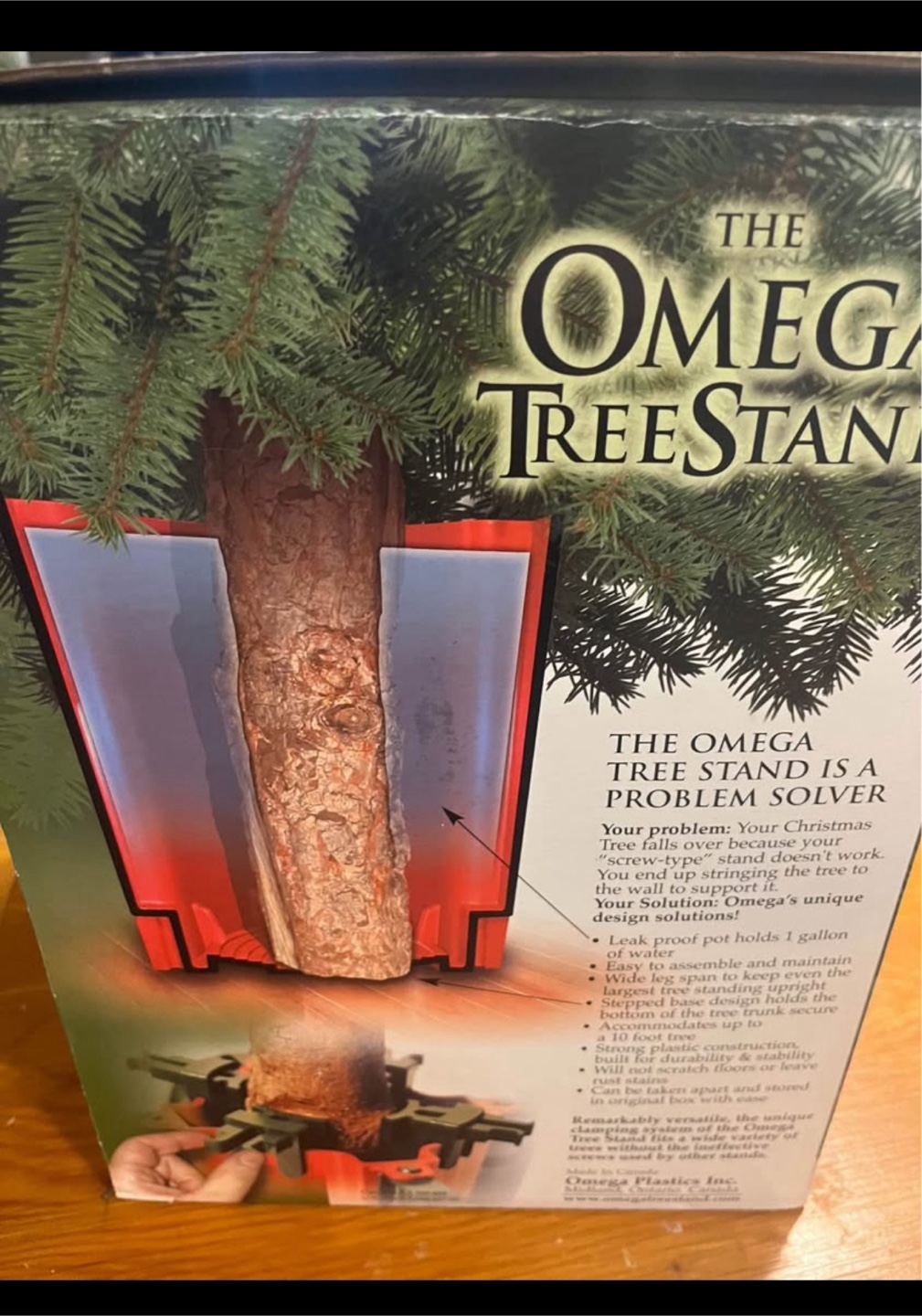 Omega Tree Stand - Holds up to 10ft Tree
