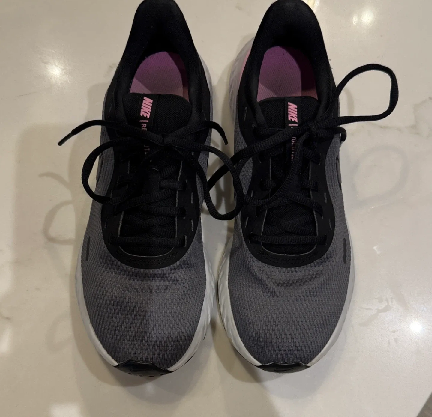 Nike Revolution Women's Running Shoes - Grey/Pink image indicator(3)