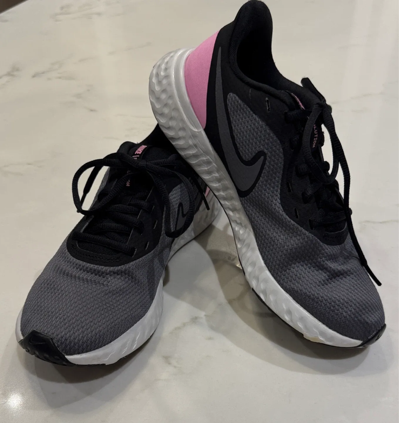 Nike Revolution Women's Running Shoes - Grey/Pink image indicator(7)