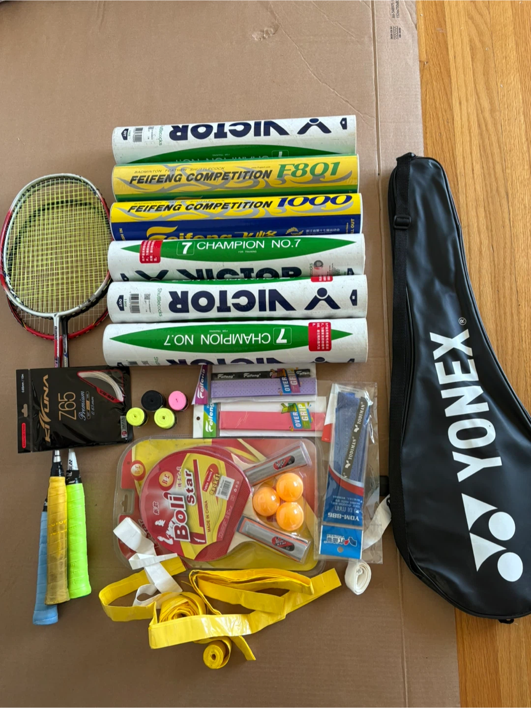 Badminton & Ping Pong Set: Yonex, Victor, Feifeng - photo 3