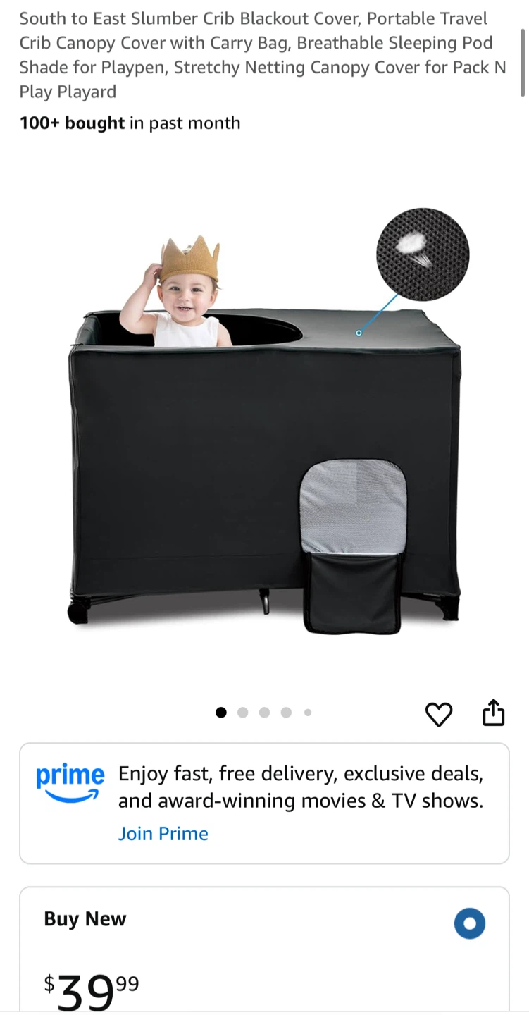 Graco Pack 'n Play Travel Dome + Blackout Cover - photo 3