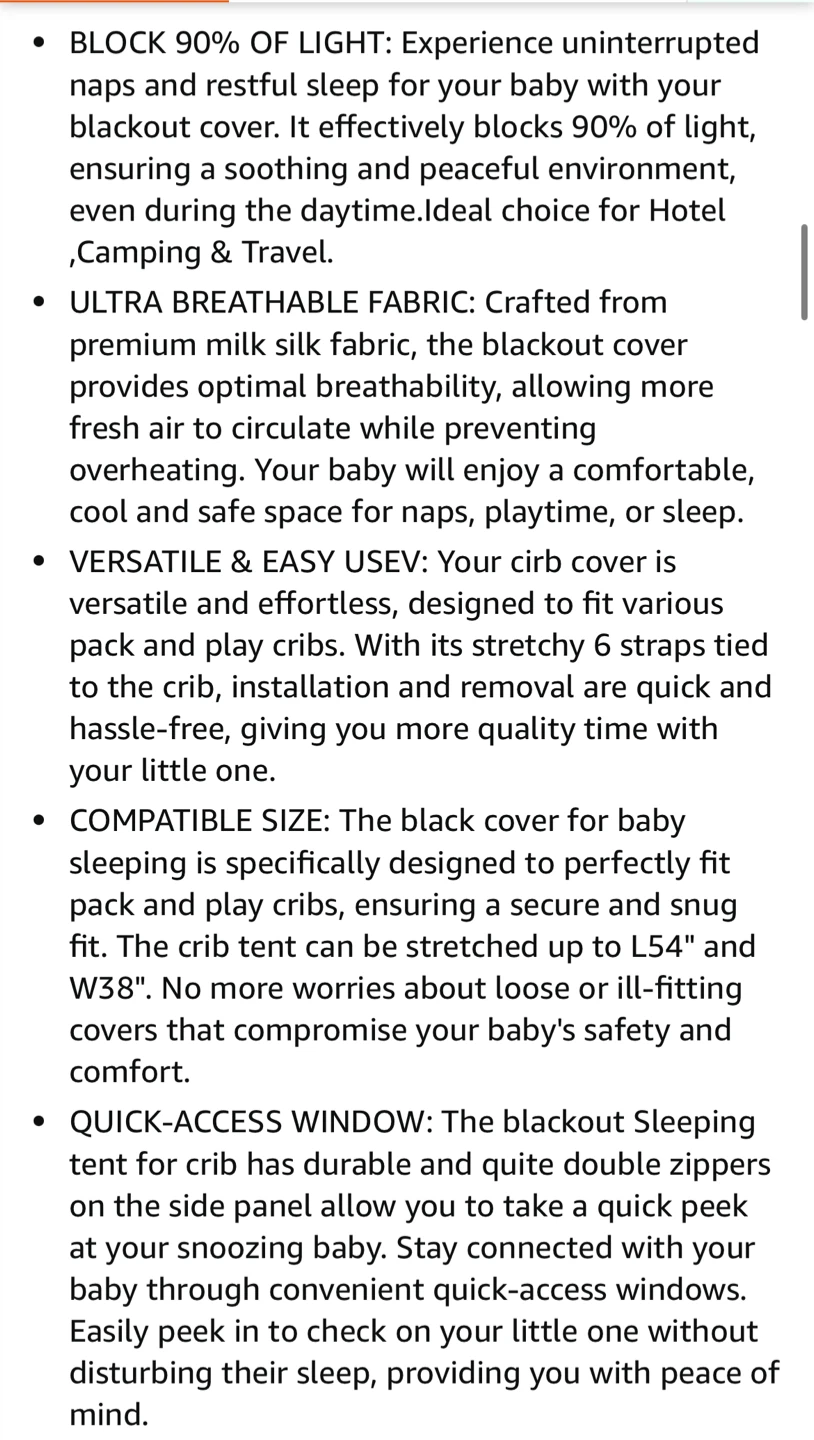 Graco Pack 'n Play Travel Dome + Blackout Cover - photo 4