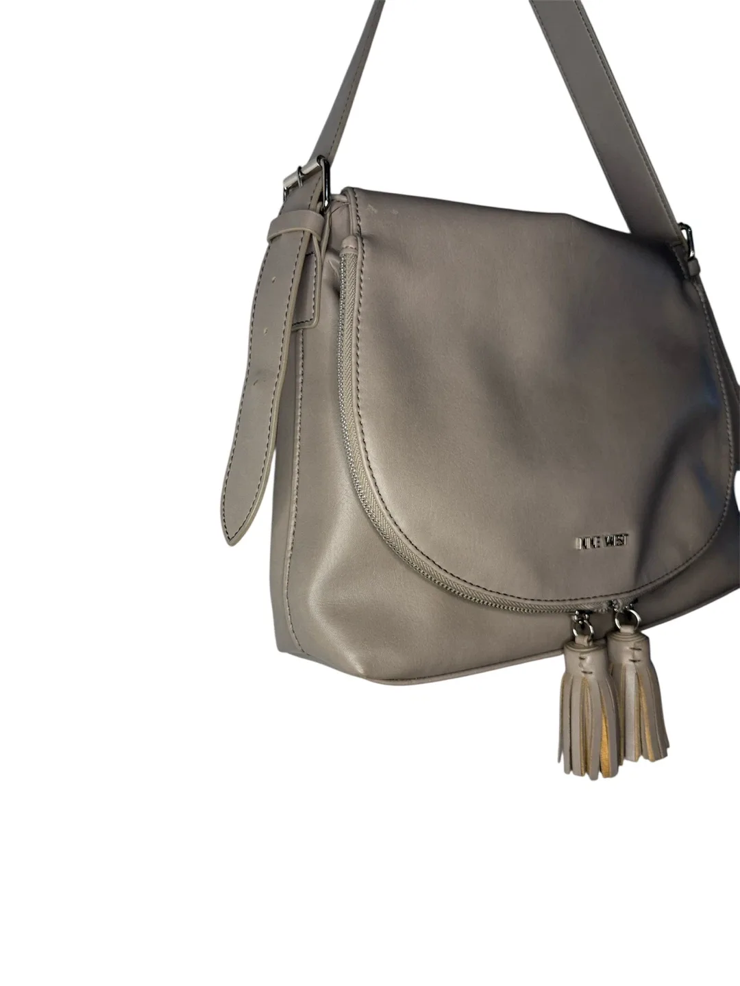 Nine West Stone Grey Crossbody Bag image indicator(3)