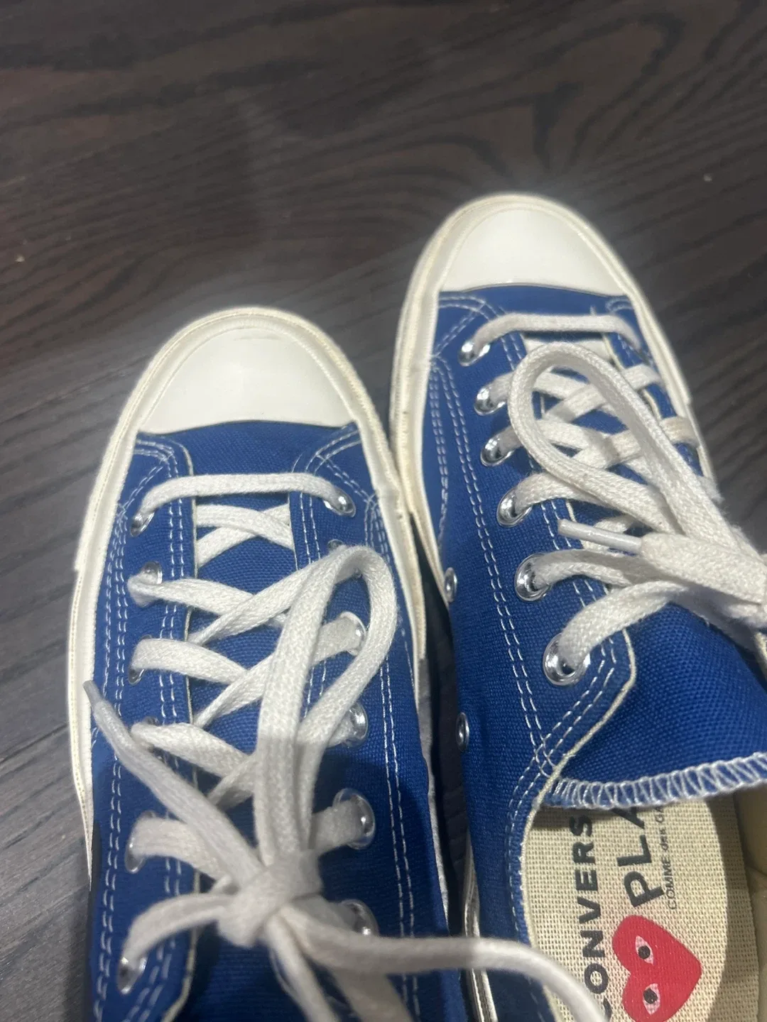 Converse x Comme des Garçons PLAY Blue Sneakers image indicator(4)