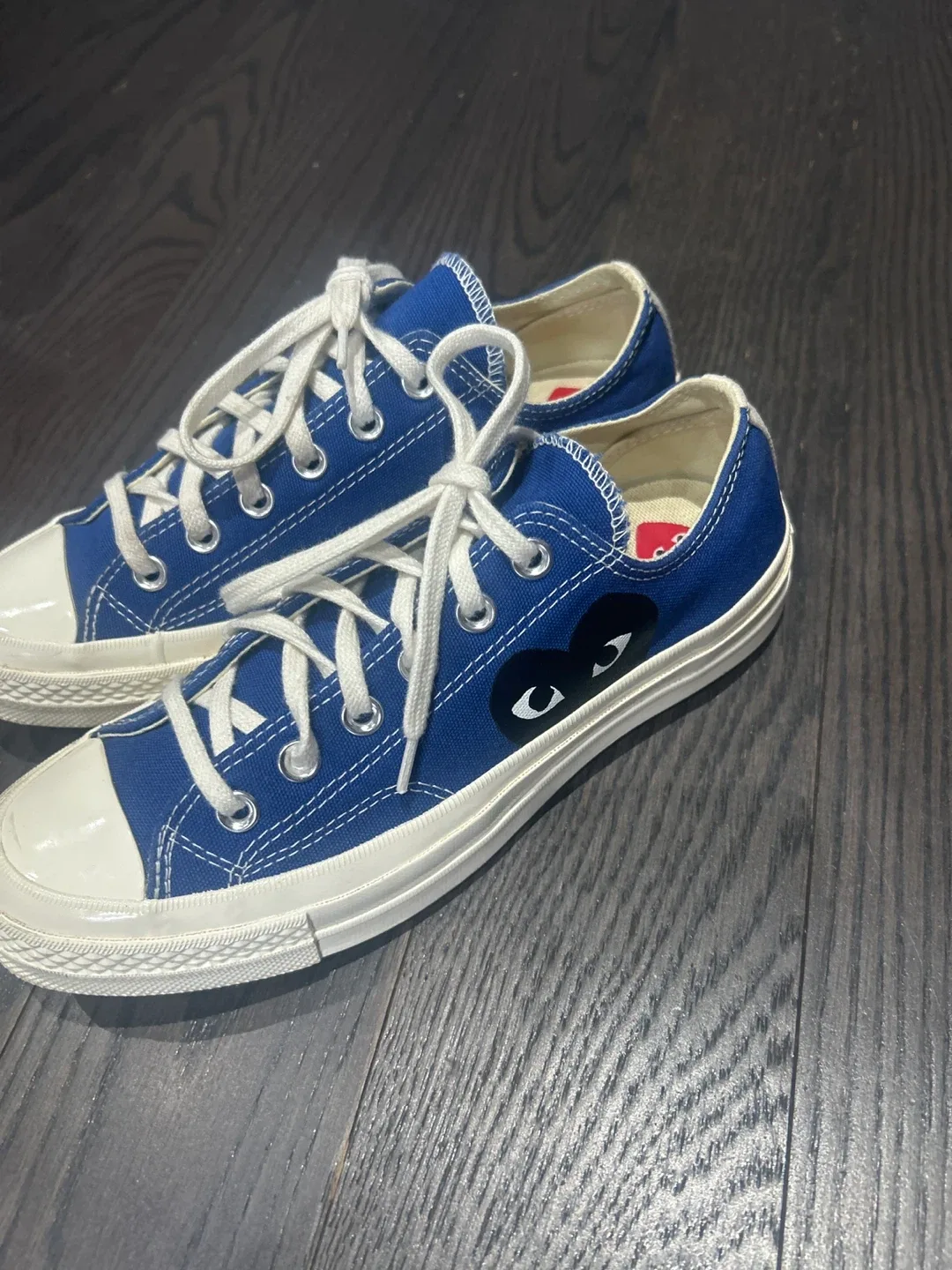 Converse x Comme des Garçons PLAY Blue Sneakers image indicator(3)