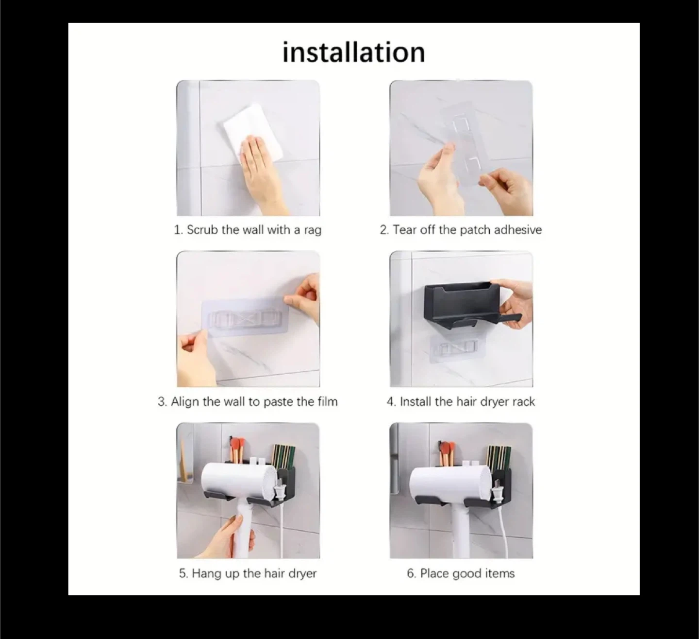 NEW Hair Dryer Wall Mount - BATHROOM - photo 3
