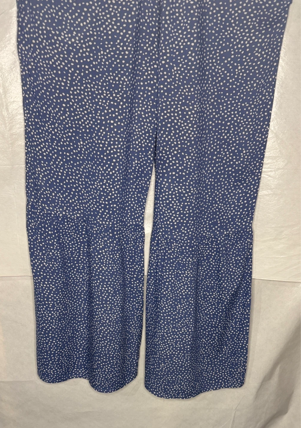 Blue & White Polka Dot Jumpsuit - photo 4