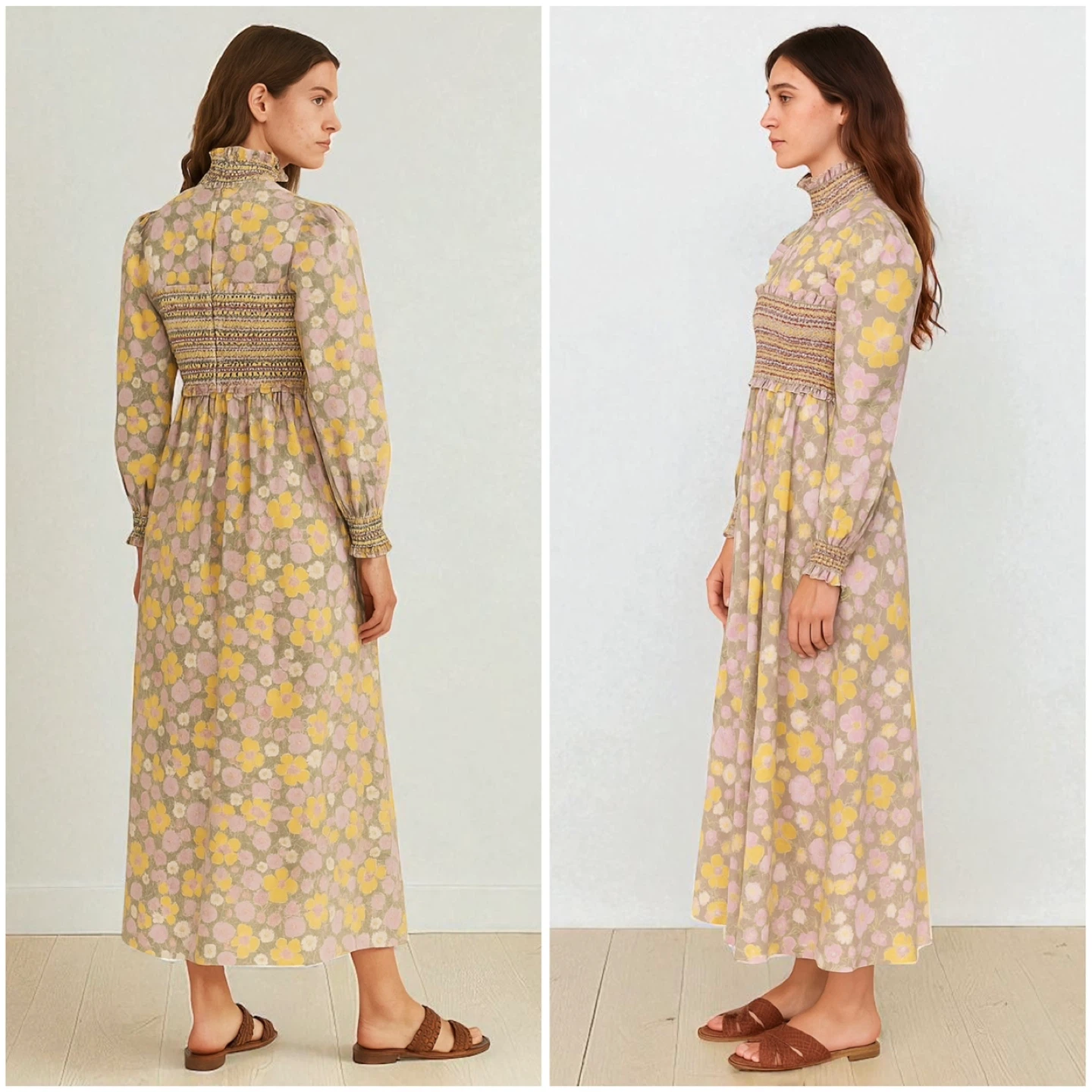 Marcel Fenez Authentic Vintage 1960s Hostess Prairie Dress - photo 2
