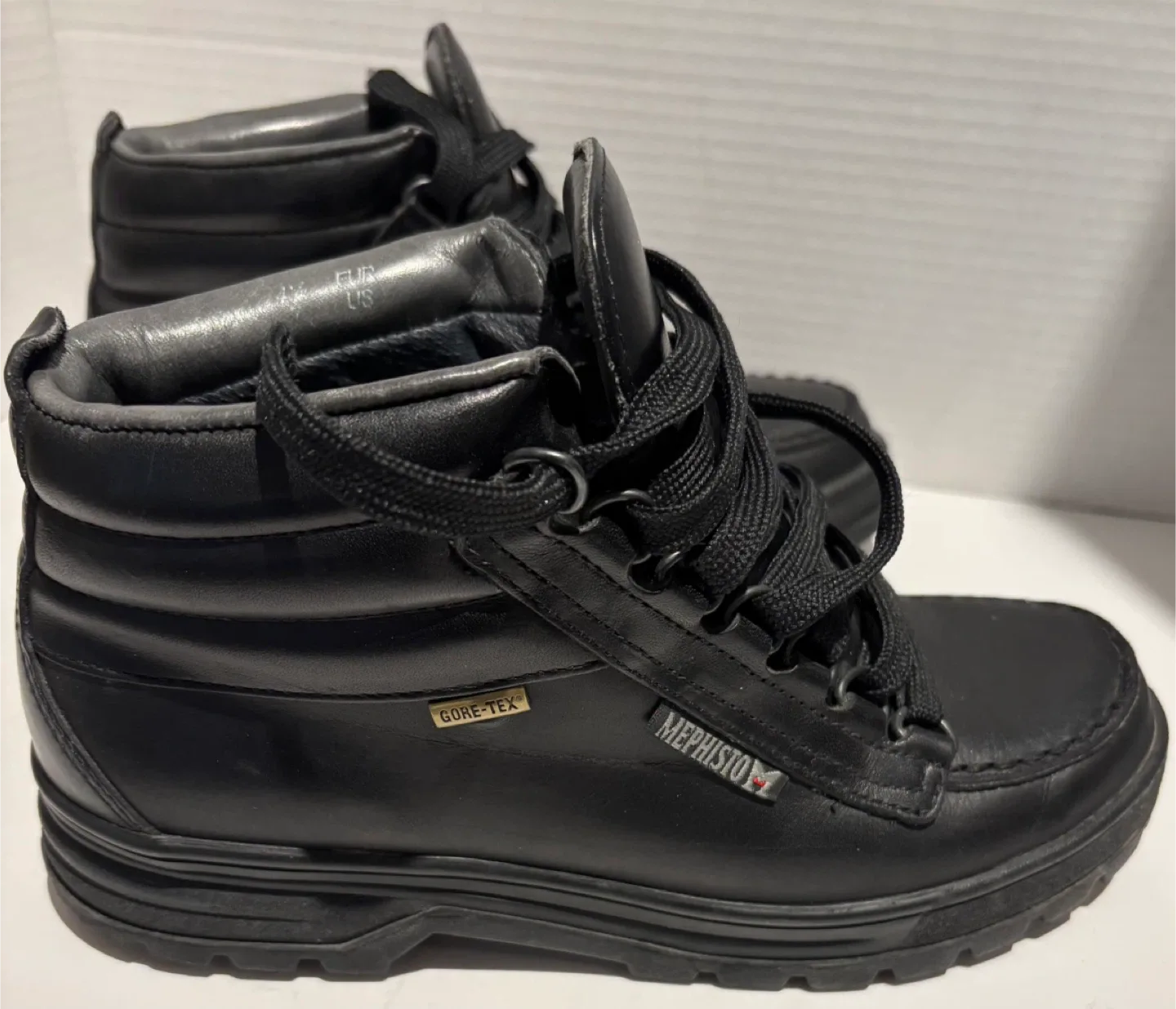 Mephisto Black Leather Boots - Size 7 US image indicator(3)