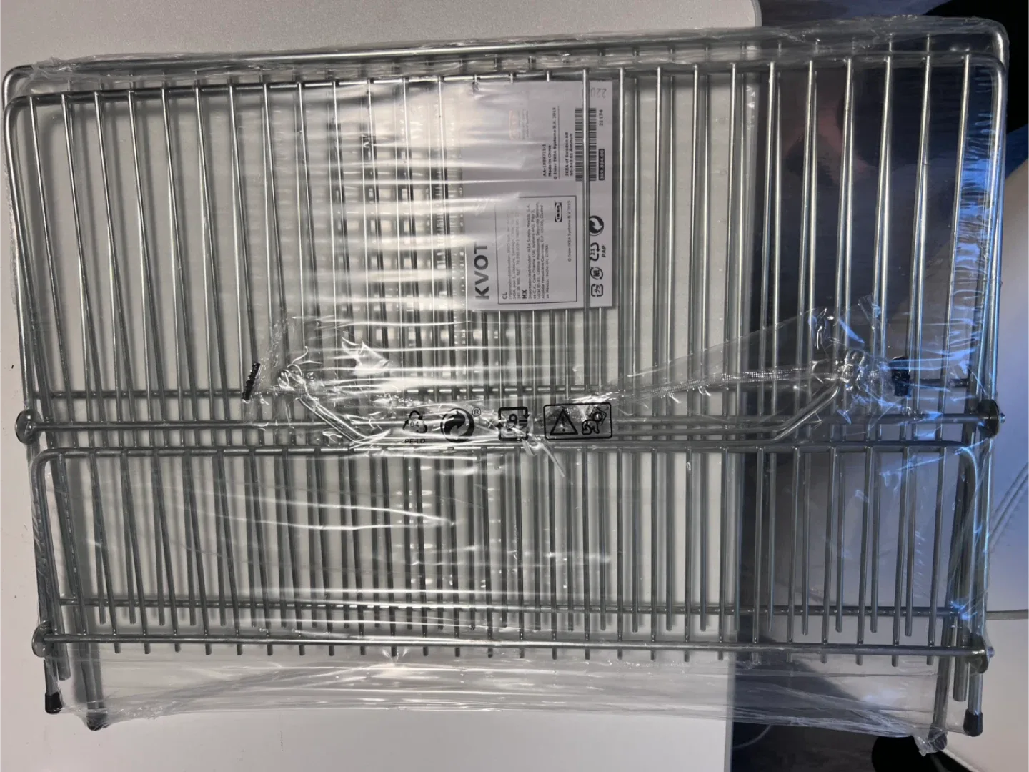 IKEA KVOT Shelf, Silver Colour image indicator(2)