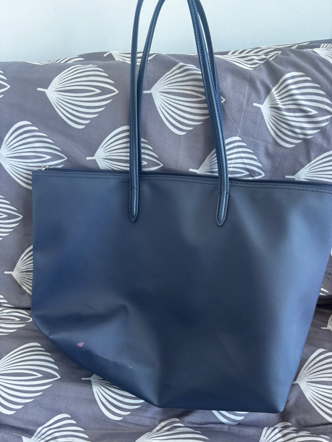 Lacoste Navy Blue Tote Bag - photo 2