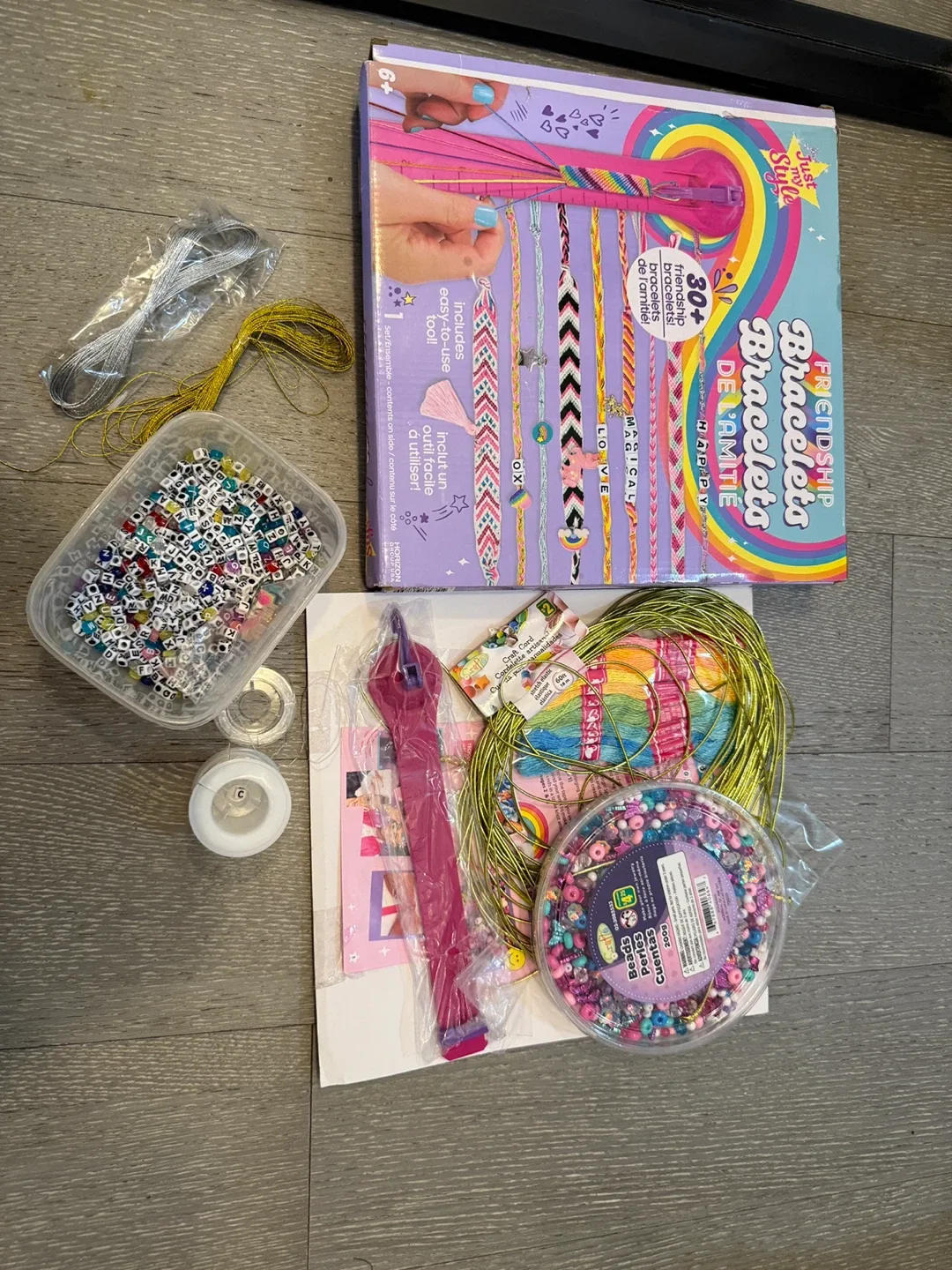 Friendship Bracelets Kit with extra accessories thumbnail
