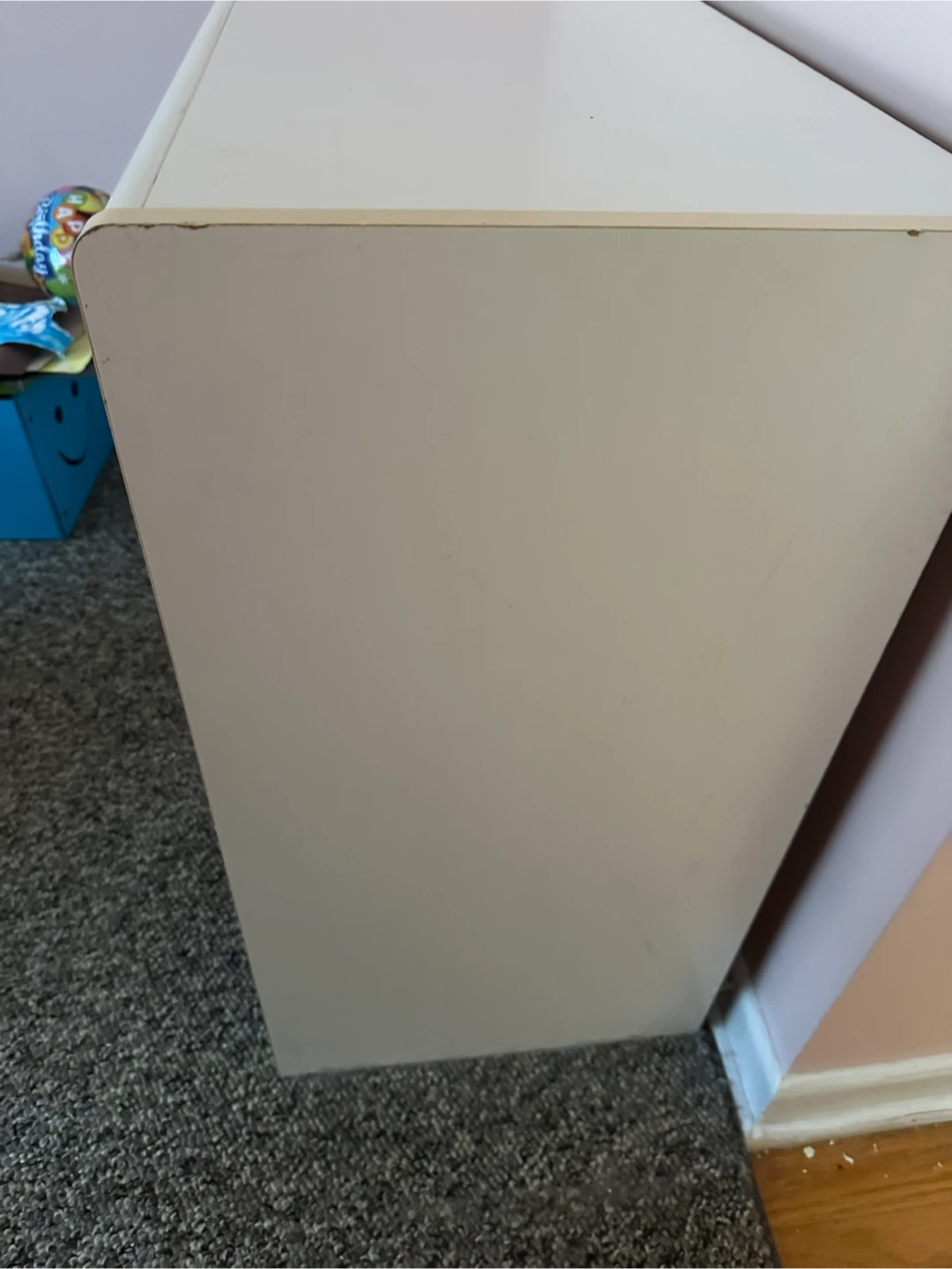 White Dresser with Drawers and Cabinet - photo 2