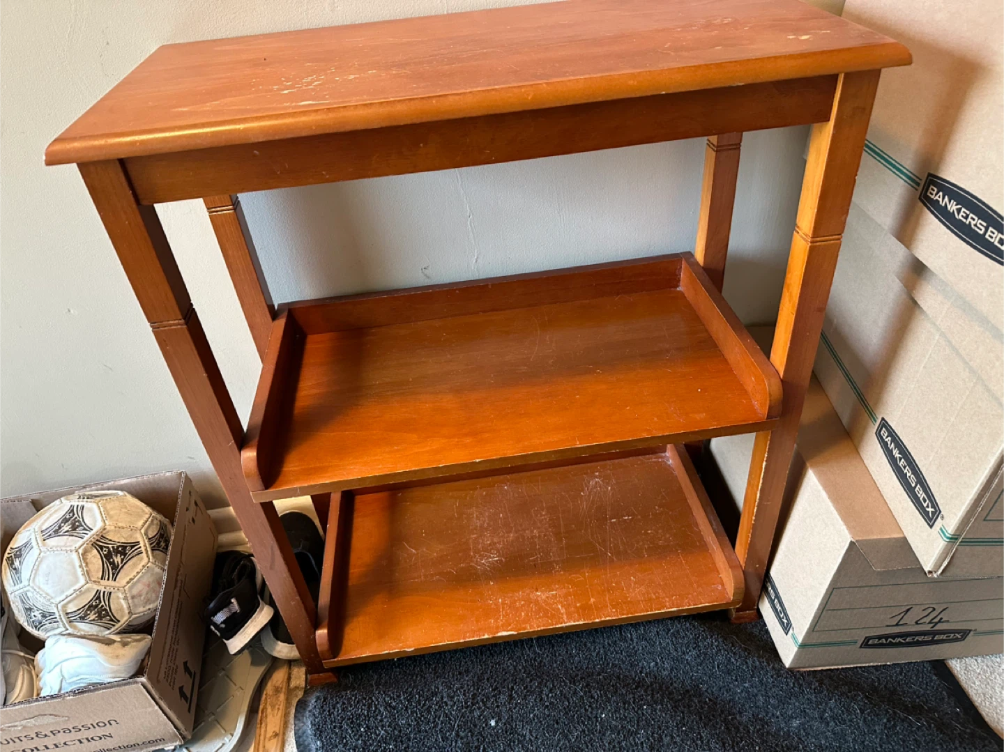 Wooden 3-Tier Table - photo 2