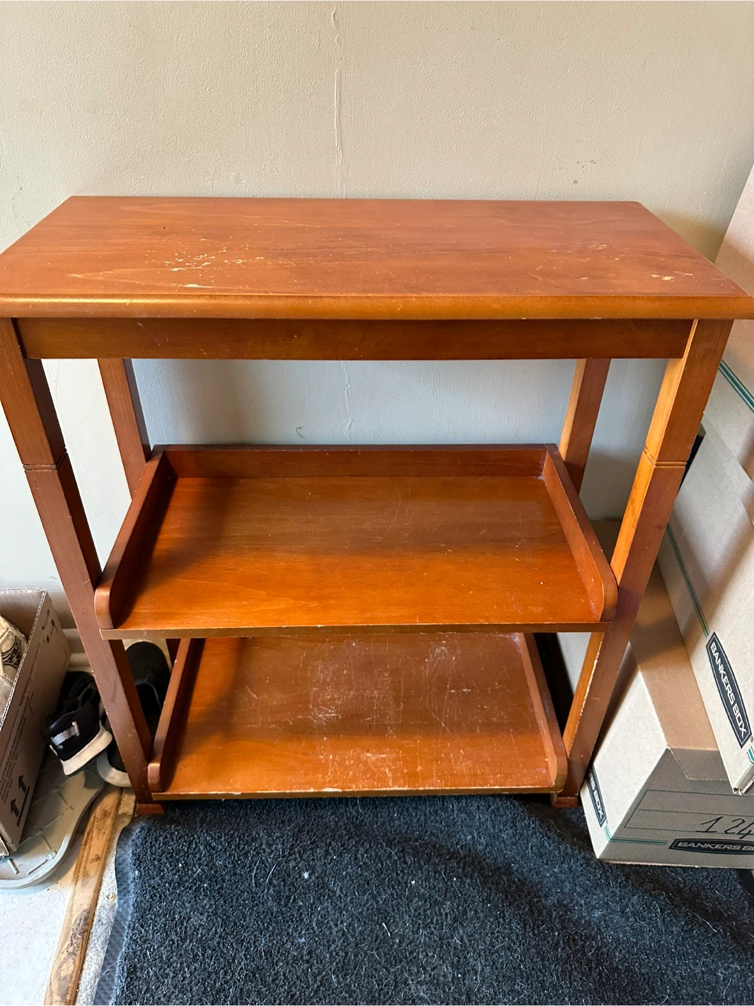 Wooden 3-Tier Table