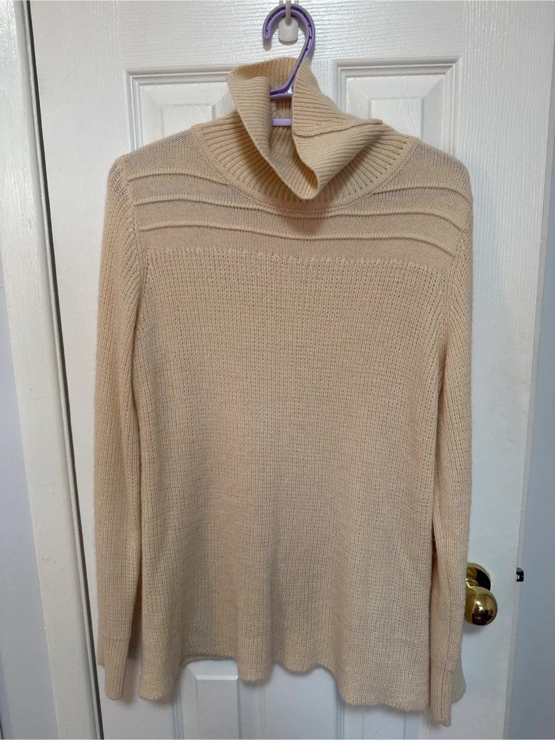Cream Turtleneck Sweater thumbnail