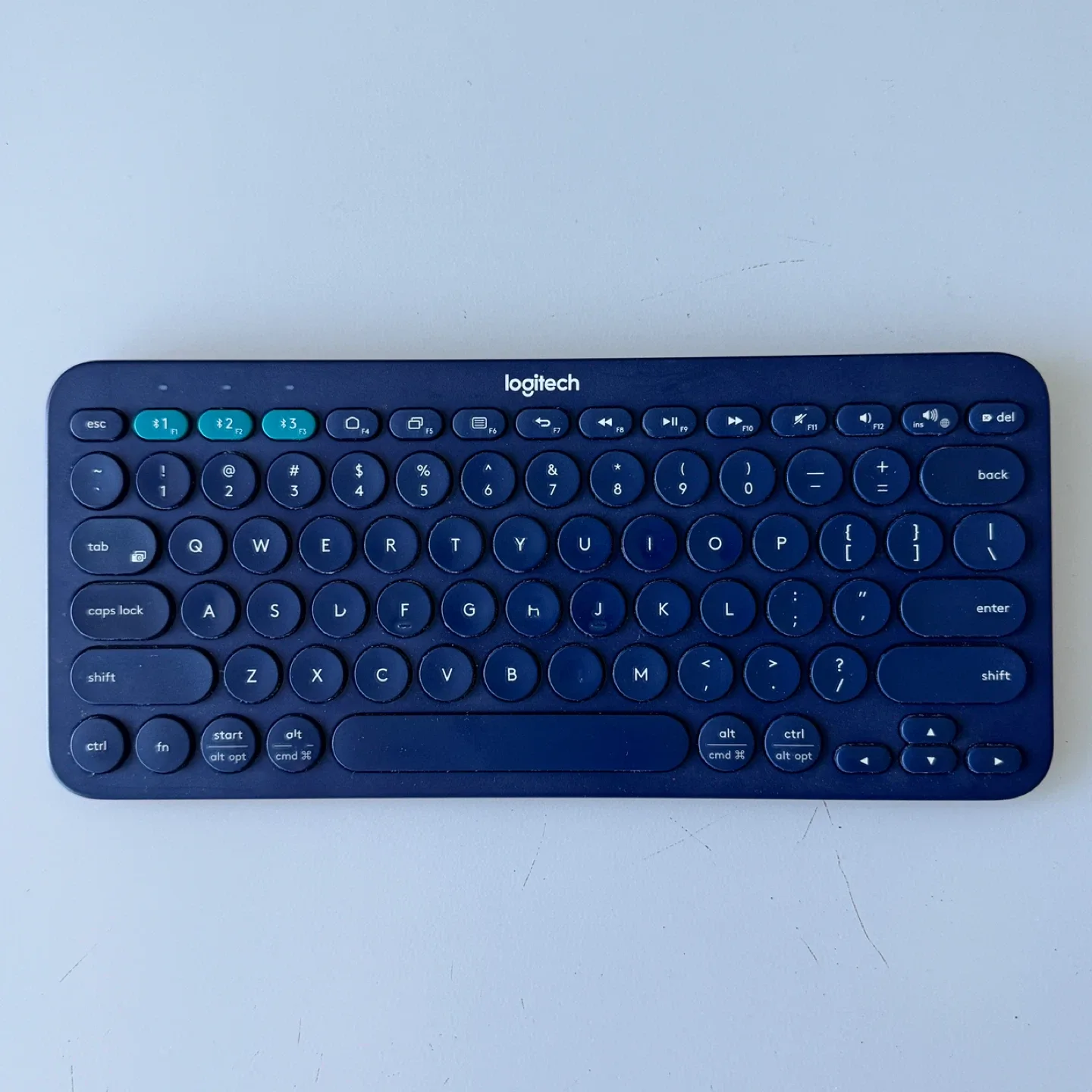 Logitech K380 Bluetooth Keyboard - Dark Blue thumbnail