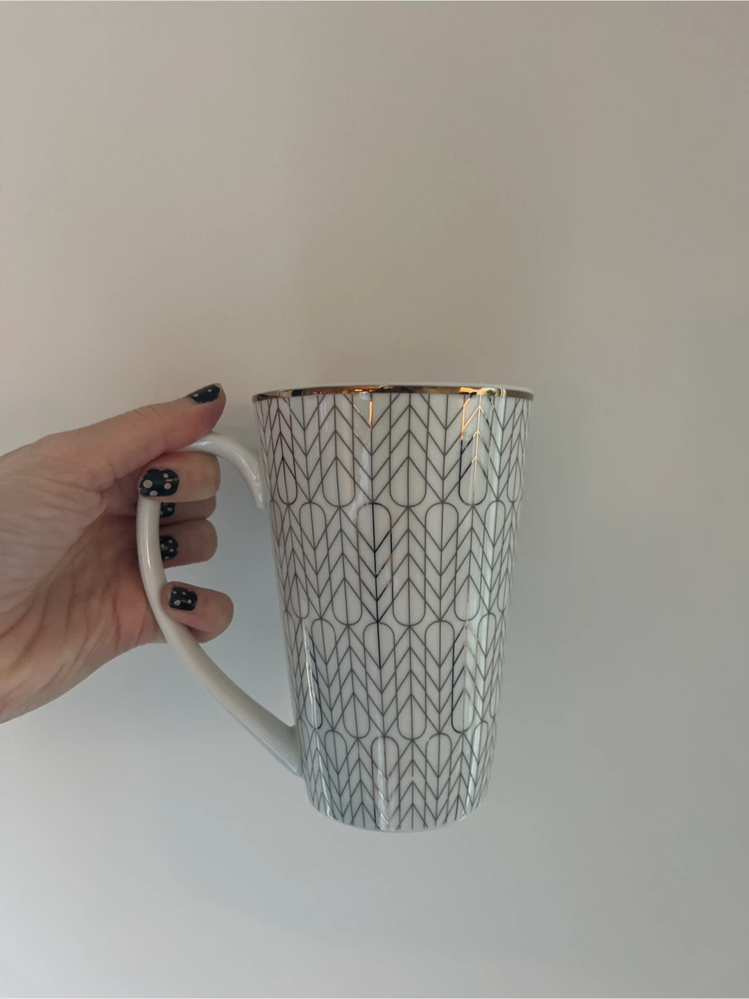 Art deco coffee mug