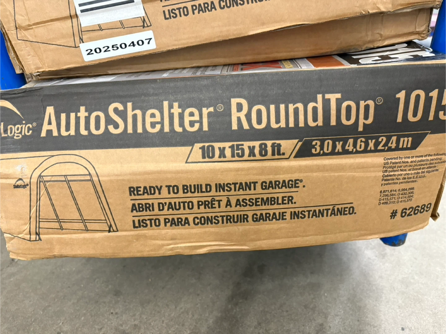 AutoShelter RoundTop 1015 Instant Garage - 10x15x8 ft - photo 3