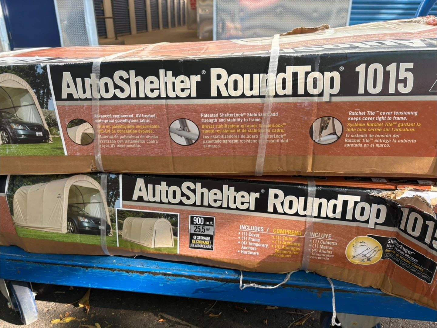 AutoShelter RoundTop 1015 Instant Garage - 10x15x8 ft - photo 2
