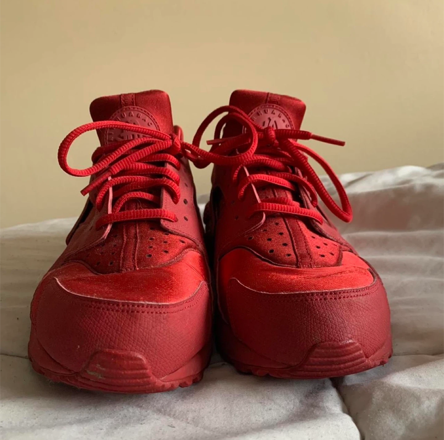 Nike Huarache Red Sneakers - photo 4