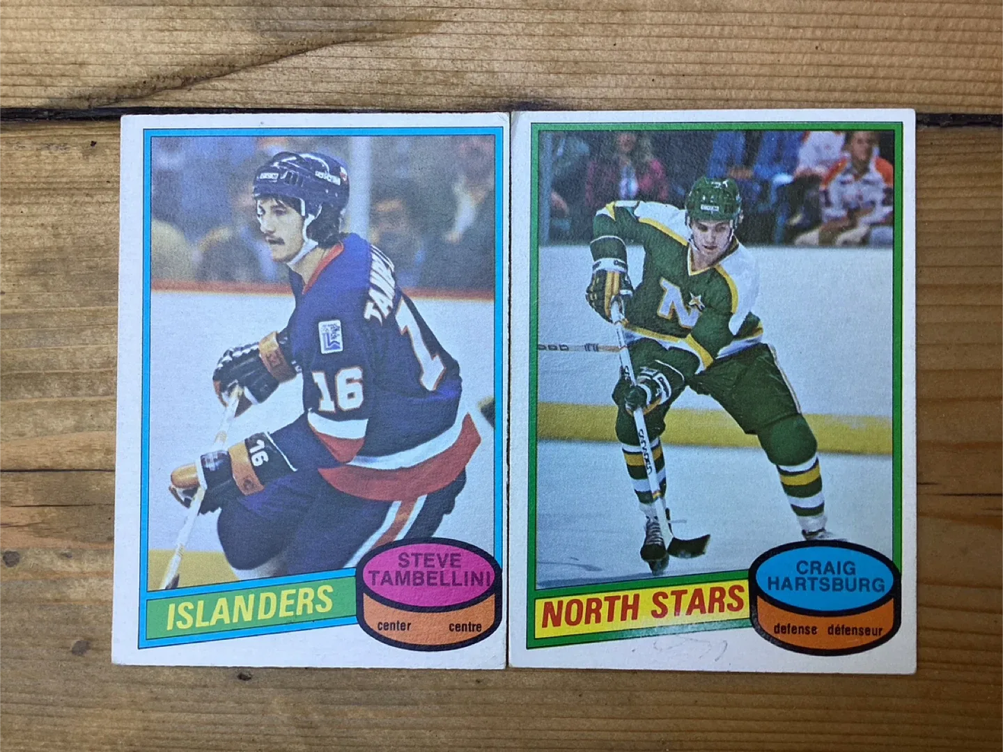 1980-81 OPC RC CRAIG HARTSBURG #317 & STEVE TAMBELLINI #365 thumbnail