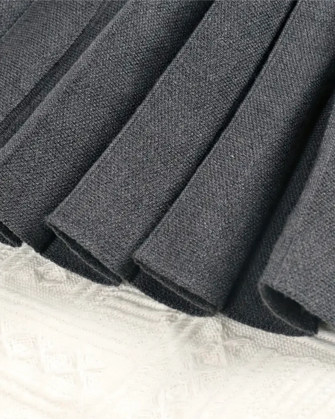 Grey Pleated Skirt - Size M - photo 5