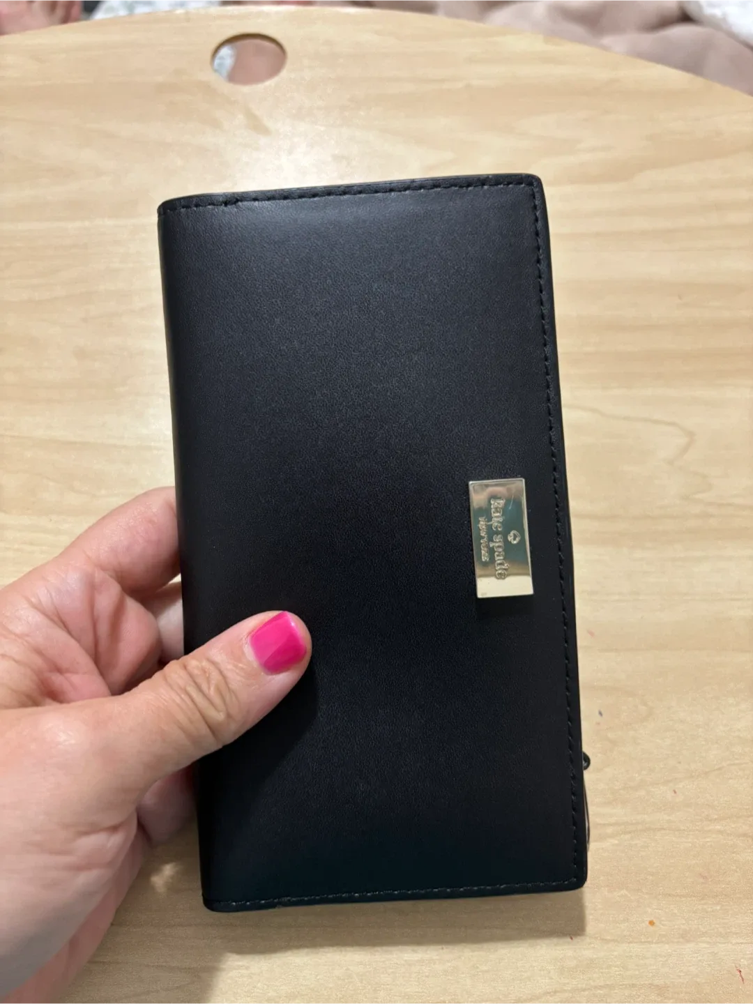 Kate Spade Black & Pink Wallet thumbnail