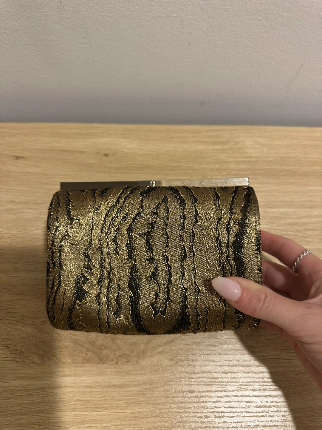 Jimmy Choo Gold Clutch