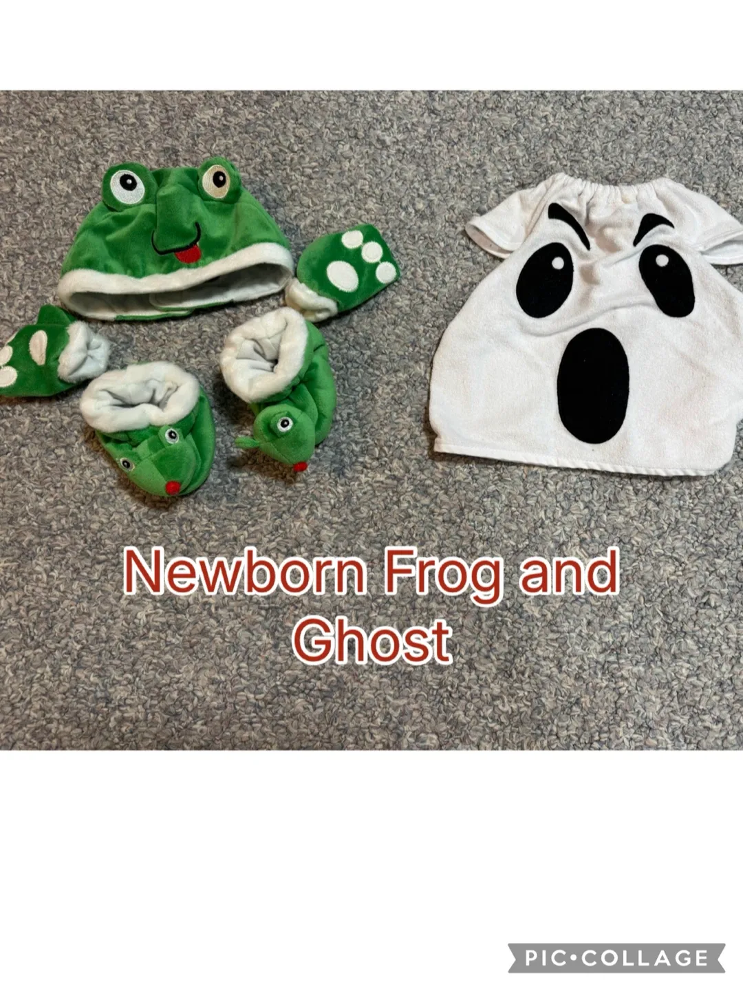 Newborn Frog & Ghost Costume Set thumbnail